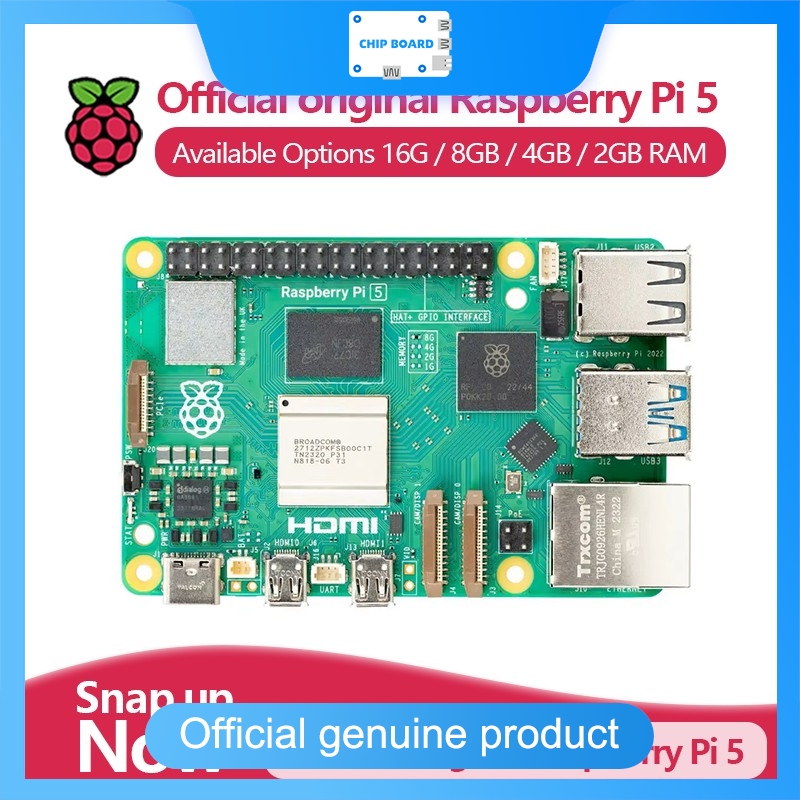 Raspberry Pi 5 8Gb Board - Официальный одноплатный компьютер Raspberry Pi 5,