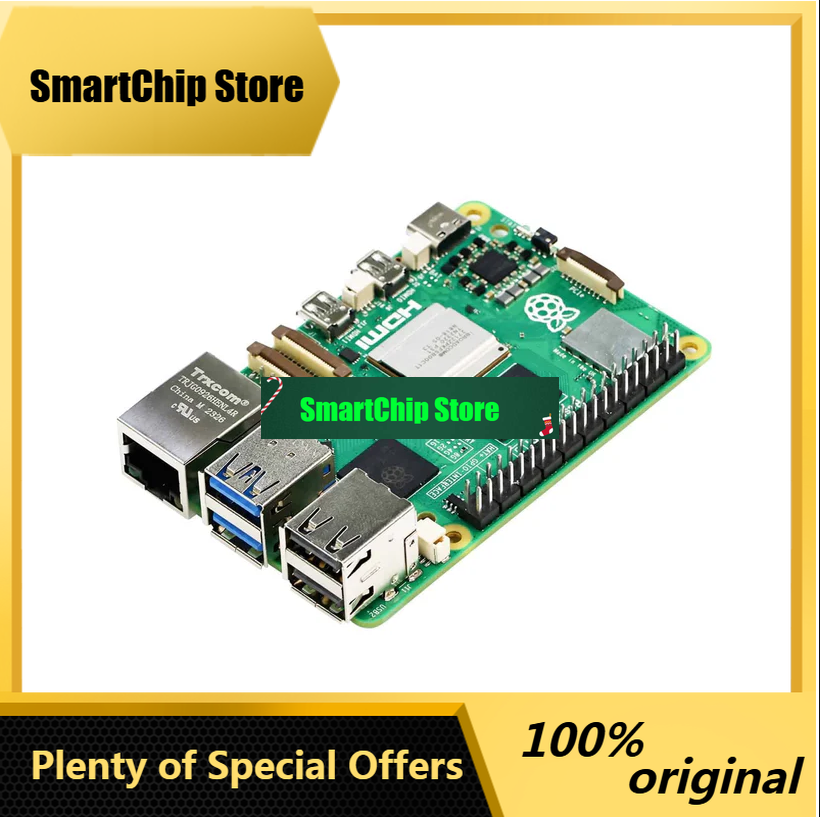 Raspberry Pi 5 8Gb Board - Оригинальный одноплатный компьютер SmCpOfficial Raspberry Pi