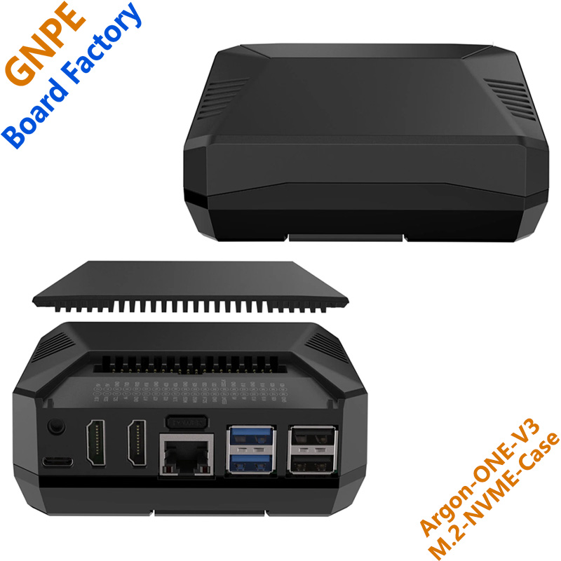 Argon One V3 M.2 Nvme Case - Корпус Raspberry PI 5, твердотельный накопитель