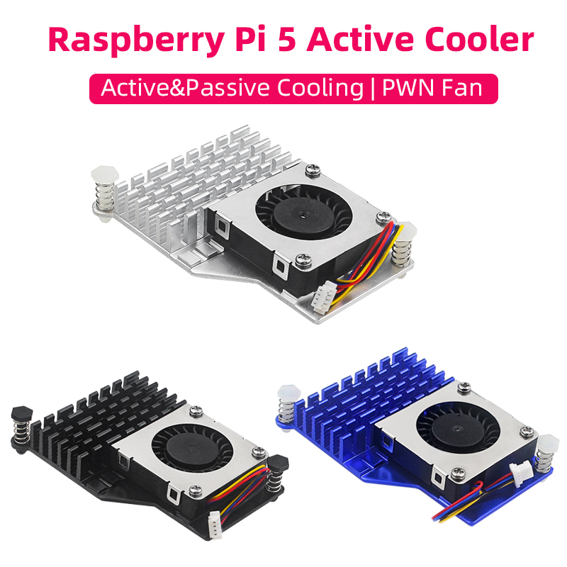 Raspberry Pi Water Cooling Kit - Активный кулер Raspberry Pi 5, алюминиевый