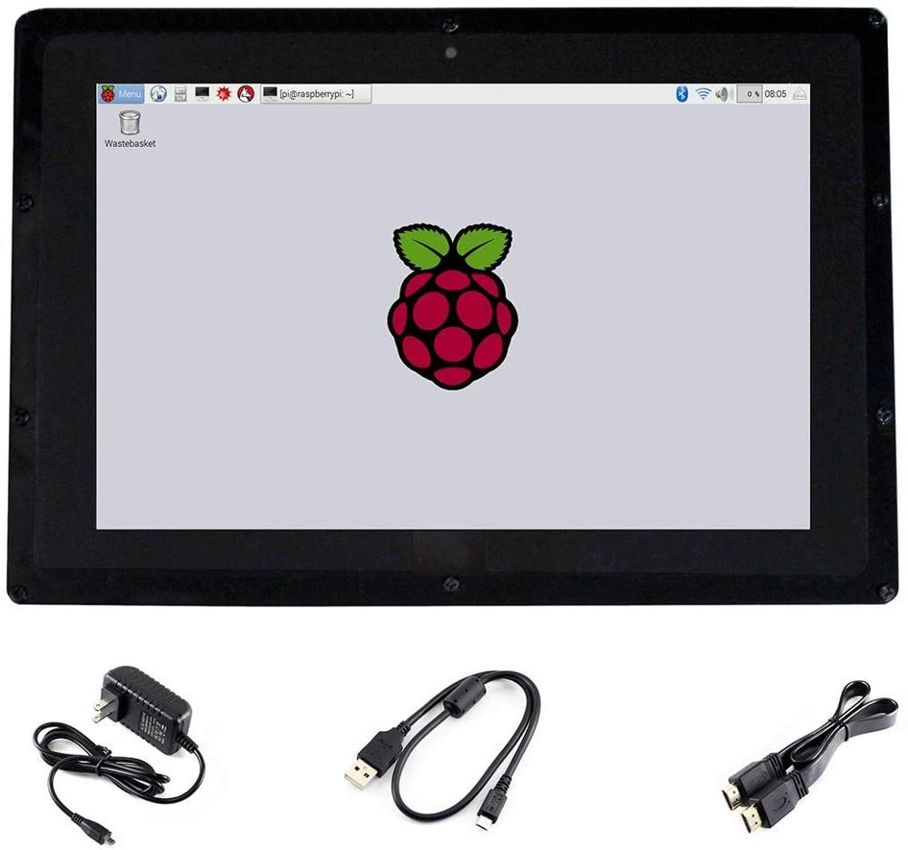 Raspberry Pi 10.1 Inch Capacitive Touch Screen Ips - 10,1-дюймовый емкостный сенсорный экран HDMI IPS