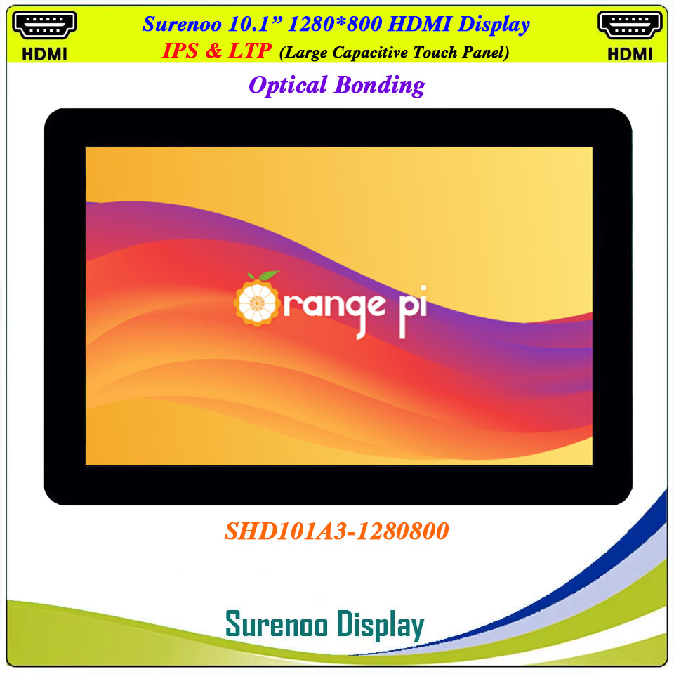 Raspberry Pi 10.1 Inch Capacitive Touch Screen Ips - 10,1-дюймовый ЖК-дисплей с разрешением 1280*800, совместимый