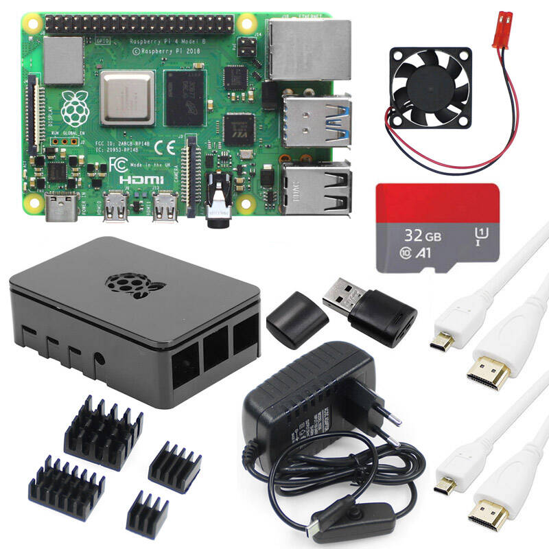 Raspberry Pi 4 8Gb Ram Kit - Комплект Raspberry Pi 4B 8GB Basic