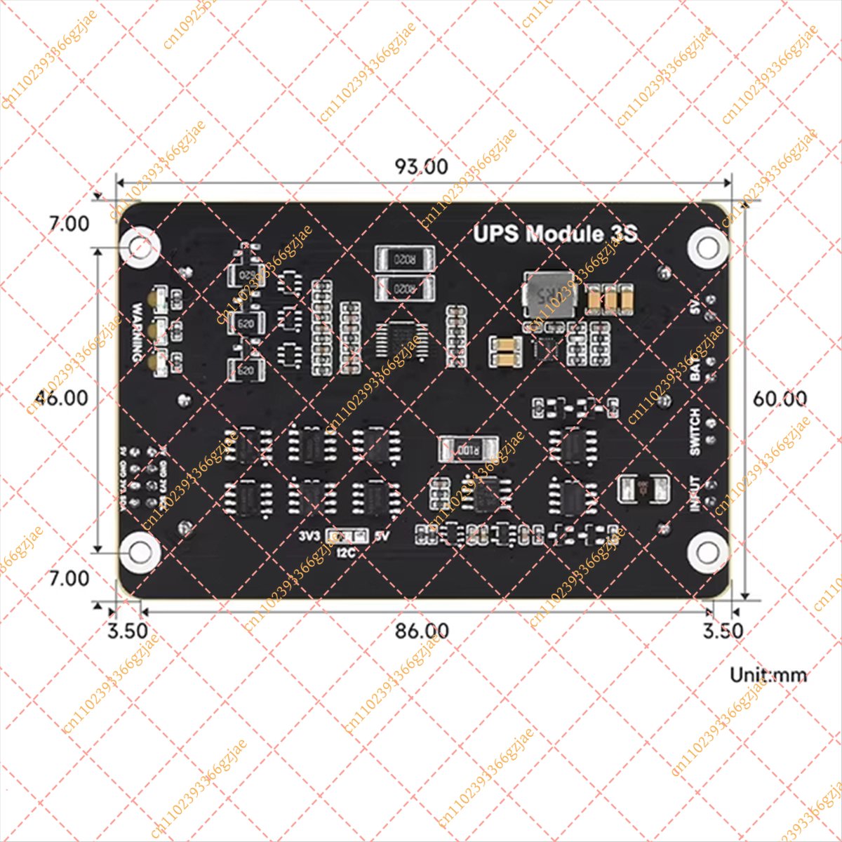 Raspberry Pi Uninterrupted Power Supply Ups 18650 - Блок бесперебойного питания FY Persevering для