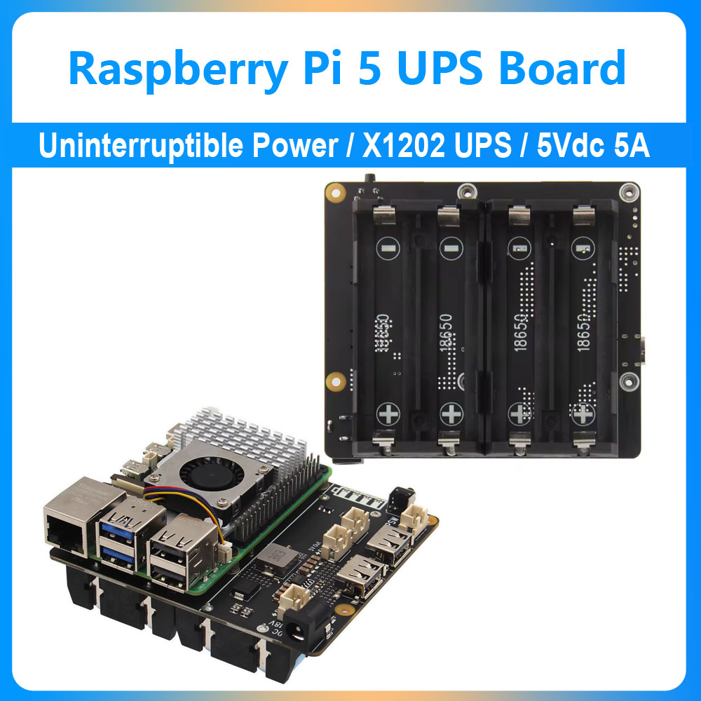 Raspberry Pi Uninterrupted Power Supply Ups 18650 - Плата расширения UPS для Raspberry Pi