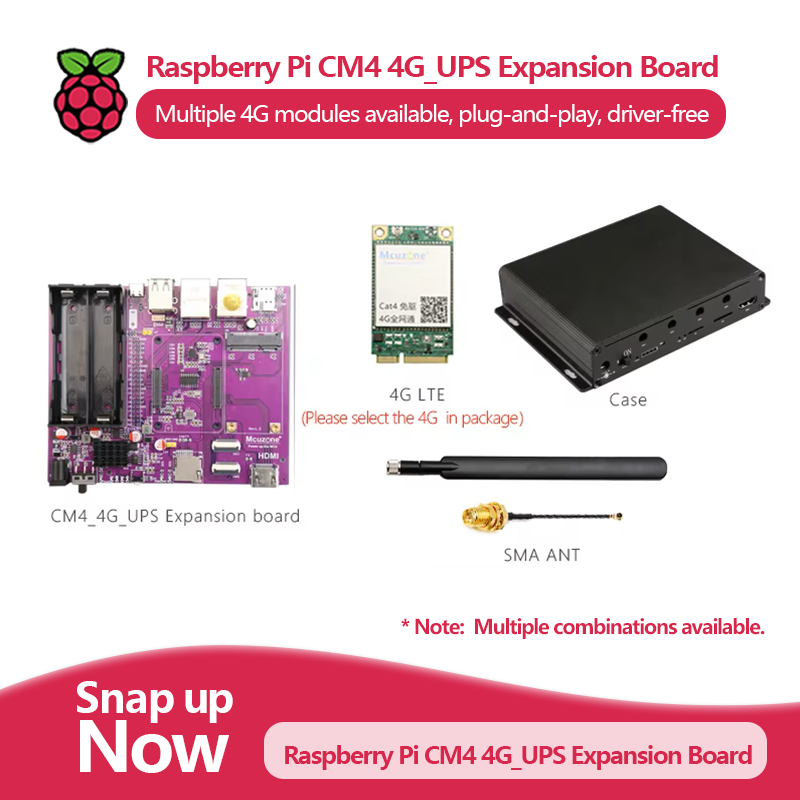 Raspberry Pi Uninterrupted Power Supply Ups 18650 - Плата расширения источника бесперебойного питания Raspberry