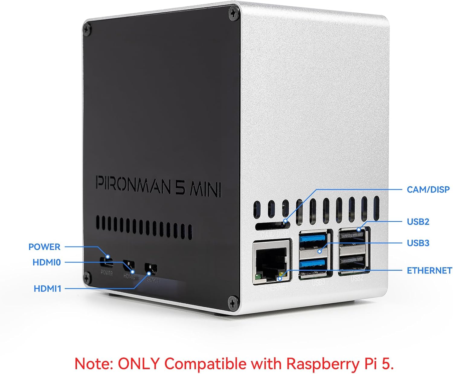 Корпус Pironman 5-Mini NVMe M. – обзор и цена Raspberry Pi Ai Kit Hailo-8L