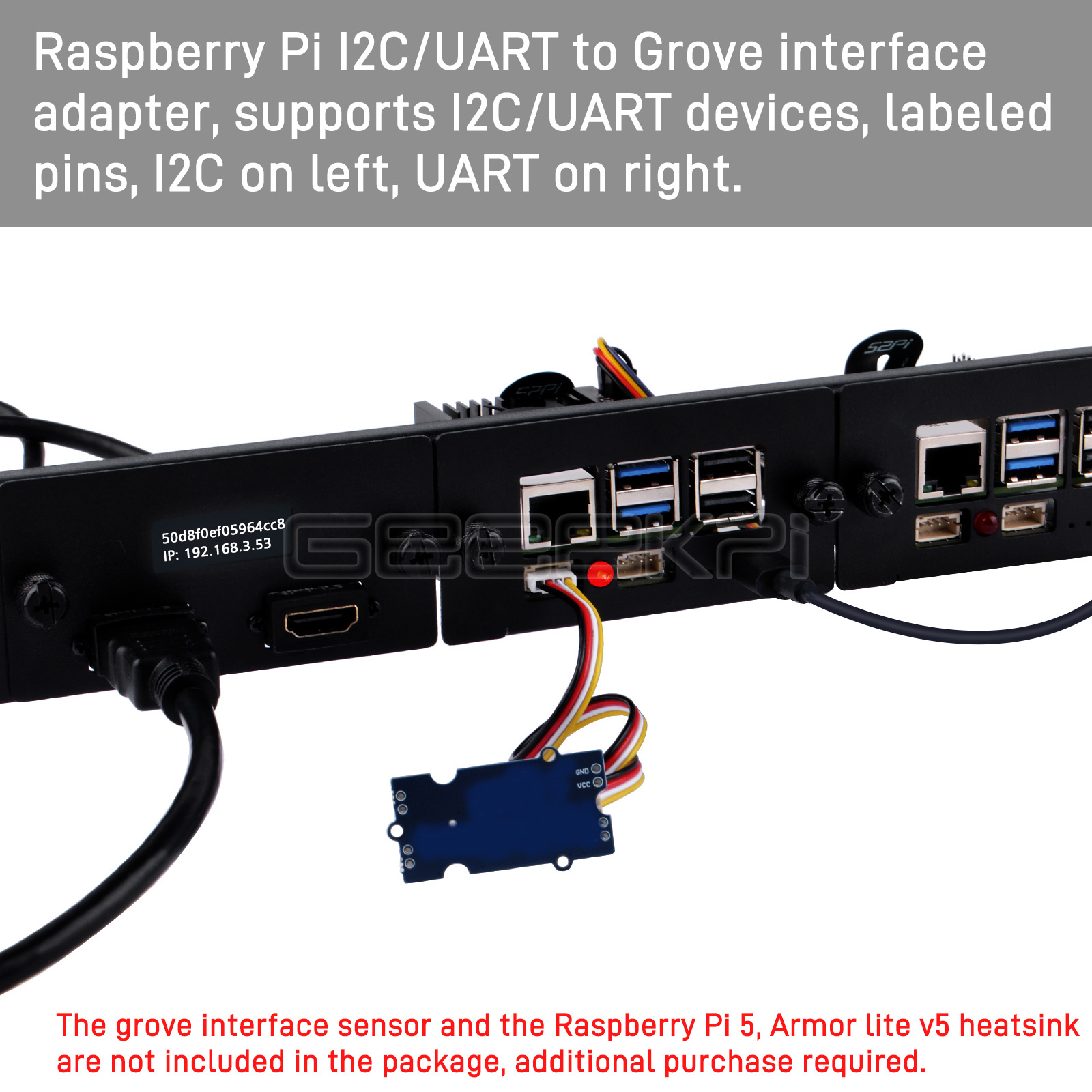 Комплект стальных кронштейнов  – обзор и цена Raspberry Pi Rackmount 1U 19 Inch