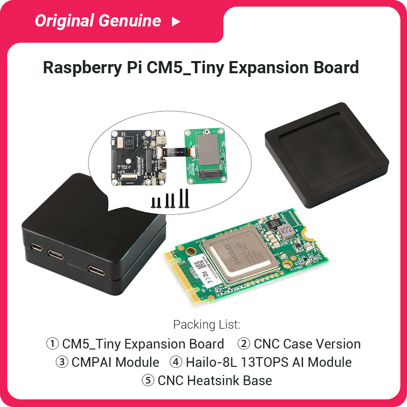Полный комплект CM5 Tiny с мод – обзор и цена Raspberry Pi Ai Kit Hailo-8L