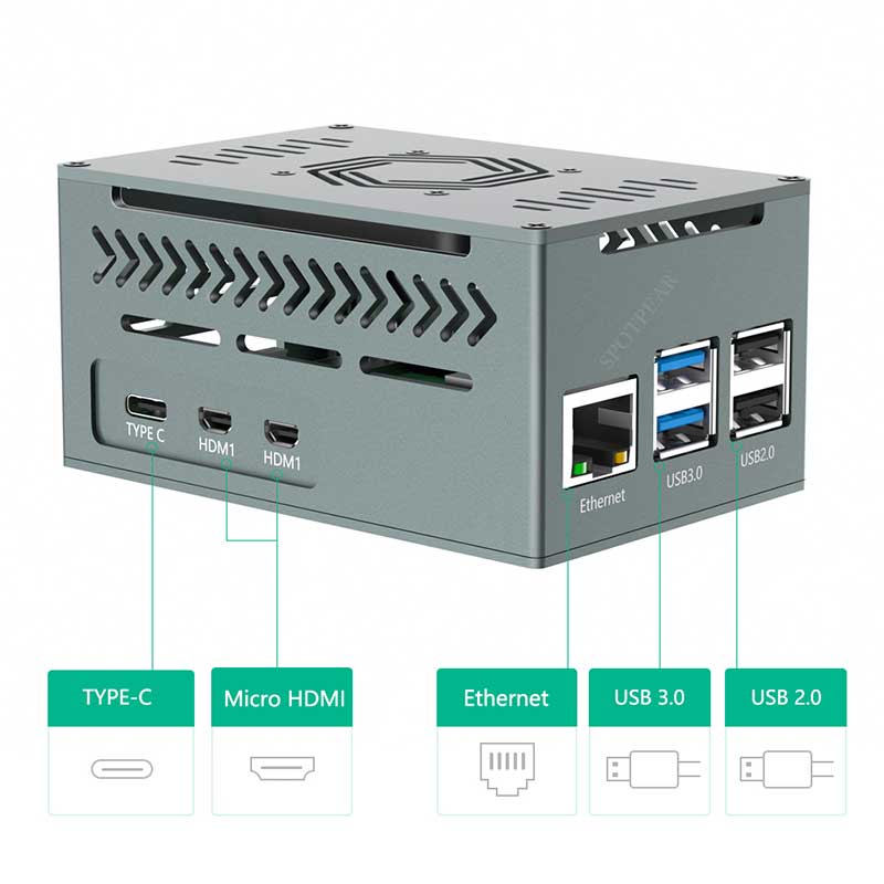Алюминиевый металлический корп – обзор и цена Argon One V3 M.2 Nvme Case