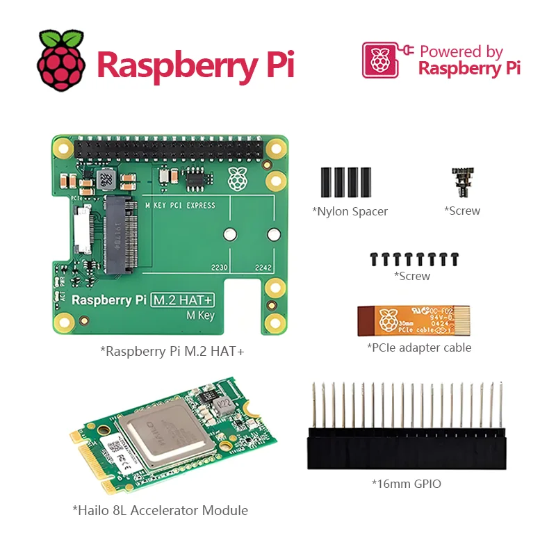 Официальный комплект VoltSOffi – обзор и цена Raspberry Pi Ai Kit Hailo-8L