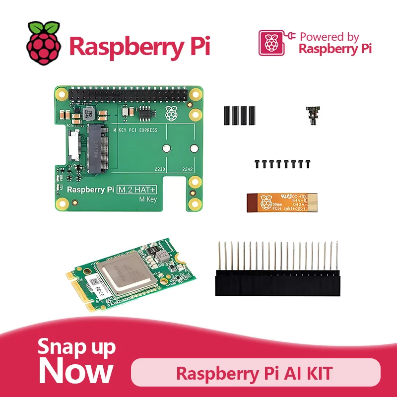 Официальный комплект AeroParts – обзор и цена Raspberry Pi Ai Kit Hailo-8L