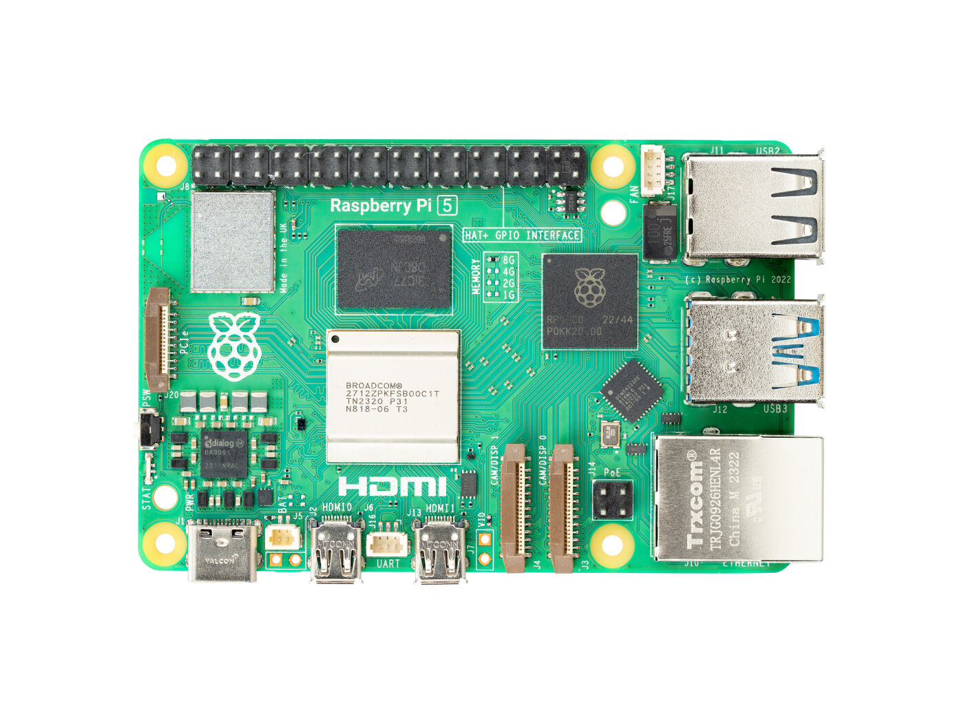 Официальная оригинальная плата – обзор и цена Raspberry Pi 5 8Gb Board