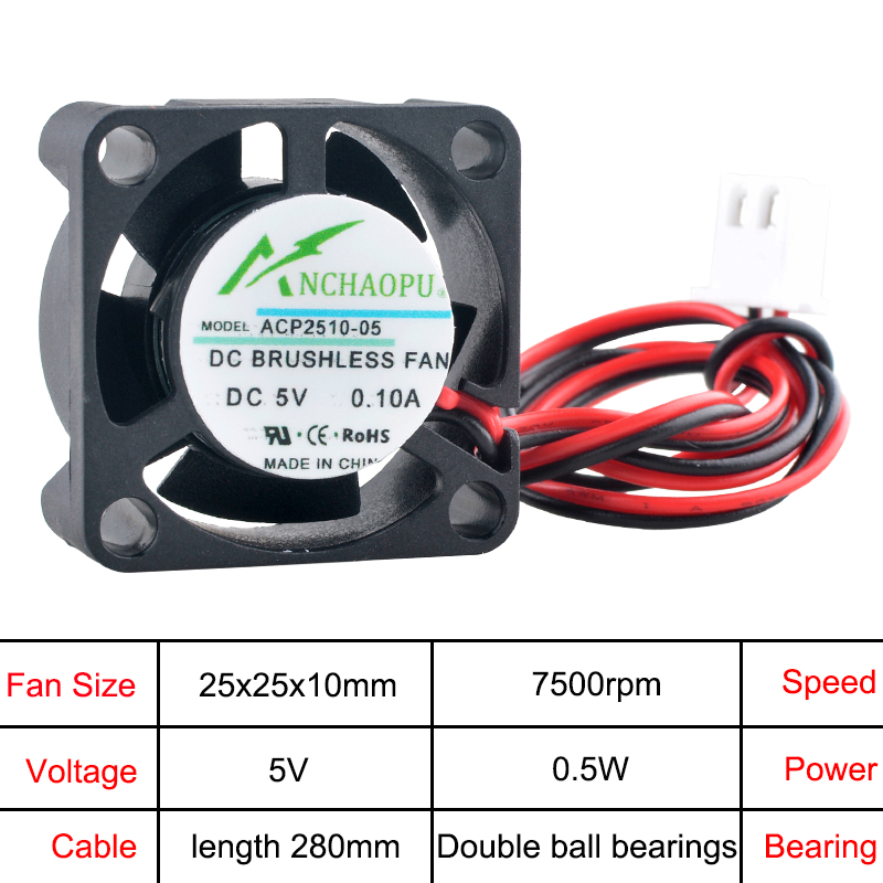 Вентилятор ANCHAOPU 2.5см 25мм – обзор и цена Raspberry Pi Water Cooling Kit