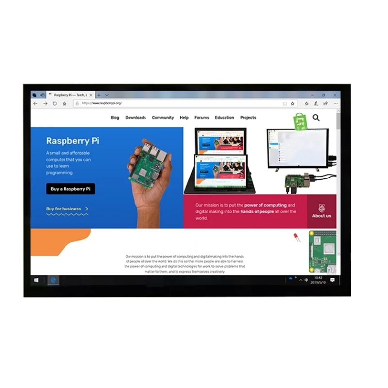 Новый 10,1 дюймовый 1280x80 0  – обзор и цена Raspberry Pi 10.1 Inch Capacitive Touch Screen Ips