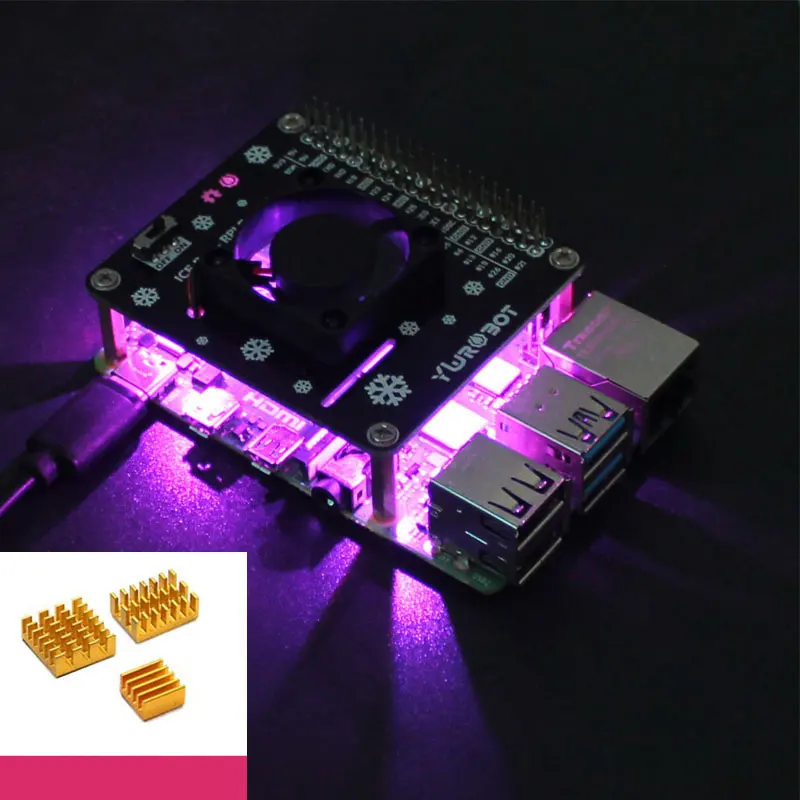 Активная охлаждающая шляпа для – обзор и цена Raspberry Pi Water Cooling Kit